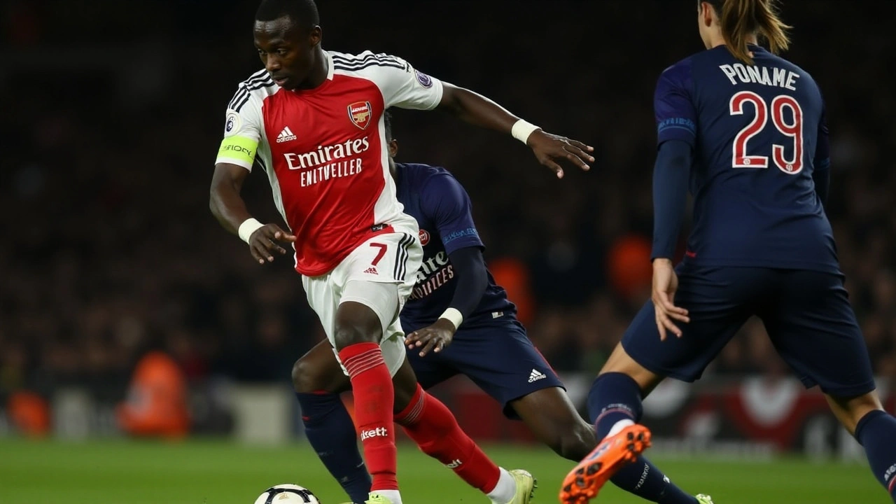 Arsenal domina PSG com vitória convincente na Liga dos Campeões